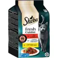 Sheba Fresh Cuisine Taste of Paris (MSC) 36 x 50 g - Okse, Hvidfisk & Kyllingelever