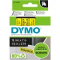 Dymo Tape D1 12mm Sort/gul