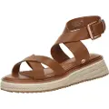 Pepe Jeans Pepe Jeanstil kvinder. PLS90692 Brune Kate Nature-sandaler (38), 3-5 cm, Spænder, Casual