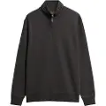 Superdry Utility Logo Henley Halv Lynlås Sweater