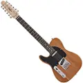 Gear4Music Knoxville Venstrehåndet Deluxe 12-strenget Elektrisk Guitar fra
