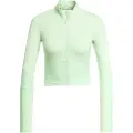 Adidas Hyperglam Rib Zip Thru Cover Up Sweatshirt Med Lynlås