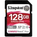 Kingston Canvas React Plus V60 SD - 280MB/s - 128GB