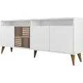 Hannah Home - Aflastningsbord Milan 180 cm - Hvid - Skænke & sideboards - - Homeroom