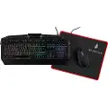 Surefire Kingpin Gaming Combo 48825-482 - Tastatur, mus, musemåtte - QWERTZ