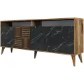 Hannah Home - Aflastningsbord Milan 180 cm - Brun - Skænke & sideboards - - Homeroom