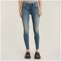 G-Star G-Startil kvinder. D05281-8968-9114 Jeans Midge Zip Skinny blå (25/36), Casual, Bomuld, Denim