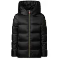 Save the Duck Save The Ducktil kvinder/piger. J45650G-IRIS19 Gracie Coat sort (16años= 166cm), Casual, Genanvendt nylon, børnetøj