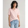 Gant Ganttil kvinder. 4202231 Shield piqué polo shirt pink (XL), Casual, Bomuld, Korte ærmer