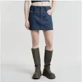G-Star G-Startil kvinder. D25319-D785-001 Origins Bowey Selvedge nederdel blå (24), Casual, Økologisk bomuld, Bæredygtig