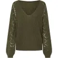 Pepe Jeans Pepe Jeanstil kvinder. PL702219 Hailey grøn trøje (XL), Casual, Akryl