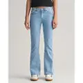 Gant Ganttil piger. 610032 Bootcut-jeans Teen blue (16años= 176cm), Blå, Casual, Bomuld, Denim, børnetøj