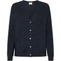 Pepe Jeans Pepe Jeanstil kvinder. PL702186 Navy Halo Cardigan (M), Casual, Akryl, Blå