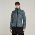 G-Star G-Startil kvinder. D25947-C398-5781 Vatteret mellemvægtsjakke, grå (XS), Casual, Genanvendt polister, Bæredygtig