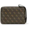 GUESS Guesstil mænd. PMMOLOP4432 Brun toilettaske med monogram (OSFA), Casual, Polyuretan