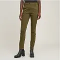 G-Star G-Startil kvinder. D16311-D950-C744 Weld High Skinny Bukser grøn (29/30), Casual, Bomuld