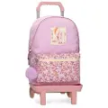 Pepe Jeans Pepe Jeanstil piger. 68523T1 Sandra rygsæk 42 cm med trolley pink (OSFA), Casual, Polyester, børnetøj