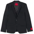 Hugo Boss HUGOtil mænd. 50495628 Blazer Colbert sort (48), Casual, Klassisk, Polyester