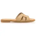 Mustang MTNGtil kvinder. 59580 Beige Maria-sandaler i læder (41), Fast, Ingen, Casual