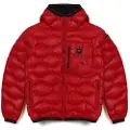Blauer Blauerunisex til børn. 24WBLKC03067 Brinton Junior Coat rød (16años= 176cm), Casual, Polyester, børnetøj