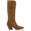 Mtng MTNGtil kvinder. 59638 Brune Missouri-læderstøvler -Hælhøjde 5 cm (40), 5-8 cm, Lynlås, Casual
