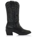 Mtng MTNGtil kvinder. 58964 Casual læderstøvle Teo Black - Hælhøjde 5cm (41), Sort, 5-8 cm, Lynlås