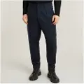 G-Star G-Startil mænd. D24543-D731-G775 Plisserede chinos Afslappede marineblå bukser (29/32), Casual, Bomuld