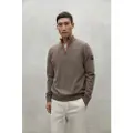 Ecoalf ECOALFtil mænd. MCMGAKNLARCH0632W24-378 Lærketrøje brun (XXL), Casual, Bæredygtig, Genbrugsuld