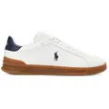 Ralph Lauren Polo Ralph Laurentil mænd. 809940312001 Hrt Crt Ii lædersko hvid (45), Fast, Blonder, Casual