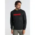 Victorio & Lucchino Victorio & Lucchino, V&Ltil mænd. 660187093 Sweatshirt uden hætte med grafisk logo, sort (XXL), Casual, Bomuld, Lange ærmer