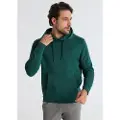 Victorio & Lucchino Victorio & Lucchino, V&Ltil mænd. 660217123 Basic sweatshirt kanguro logo broderet grøn (3XL), Casual, Bomuld, Lange ærmer