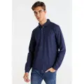 Bendorff Bendorfftil mænd. 830925470 Basic navy piqué polo shirt (XL), Casual, Bomuld, Lange ærmer, Blå