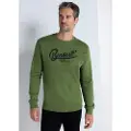 Bendorff Bendorfftil mænd. 860215264 BENDORFF - Basic sweatshirt med krave grøn (3XL), Casual, Bomuld, Lange ærmer