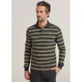 Bendorff Bendorfftil mænd. 830505251 Flerfarvet stribet langærmet poloshirt (XXL), Casual, Bomuld, Lange ærmer