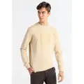 Bendorff Bendorfftil mænd. 860445439 Broderet logo præget beige sweatshirt (XXL), Casual, Bomuld, Lange ærmer