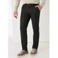 Bendorff Bendorfftil mænd. 803215446 Chino-bukser med sildebensstruktur, sort (28), Casual, Bomuld