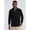 Bendorff Bendorfftil mænd. 830285125 Basic langærmet poloshirt sort (L), Casual, Bomuld, Lange ærmer