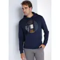 Bendorff Bendorfftil mænd. 860205260 BENDORFF - Grafisk sweatshirt med navy hætte (3XL), Casual, Bomuld, Lange ærmer, Blå