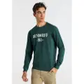 Bendorff Bendorfftil mænd. 860435424 Sweatshirt 95 grøn (L), Casual, Bomuld, Lange ærmer