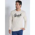 Bendorff Bendorfftil mænd. 860215264 BENDORFF - Basic sweatshirt med hvid boxkrave (XXL), Casual, Bomuld, Lange ærmer
