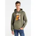 Bendorff Bendorfftil mænd. 860465466 Lumber sweatshirt grøn (3XL), Casual, Bomuld, Lange ærmer
