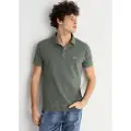 LOIS Jeans Lois Jeanstil mænd. 132553878 Basic kortærmet poloshirt med grønt logo (XL), Casual, Bomuld, Lange ærmer