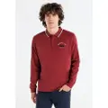 LOIS Jeans Lois Jeanstil mænd. 132793002 Polotrøje med rød grafik (M), Casual, Bomuld, Lange ærmer