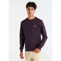 LOIS Jeans Lois Jeanstil mænd. 166003996 Basic sweatshirt med lilla logo (L), Casual, Bomuld, Lange ærmer