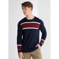 LOIS Jeans Lois Jeanstil mænd. 176703994 Marineblå logotrøje med superhøj tæthed (XL), Casual, Bomuld