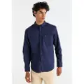 LOIS Jeans Lois Jeanstil mænd. 145503929 Marineblå skjorte i fin twill (M), Casual, Bomuld, Lange ærmer