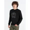 LOIS Jeans Lois Jeanstil mænd. 165943964 Heraldica sweatshirt sort (XL), Casual, Bomuld, Lange ærmer