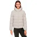 Colmar Colmartil kvinder. 2275U-2SE Supermatt hvid jakke med elastik (48), Casual, Nylon