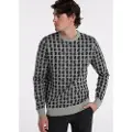 Bendorff Bendorfftil mænd. 870135123 Moderne mønstret jumper (M), Casual, Flerfarvet, Bomuld, Klassisk, Lange ærmer