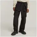 G-Star G-Startil mænd. D25466-D737-G928 3D Relaxed Knee cargo bukser sort (32/32), Casual, Genanvendt polister, Bæredygtig